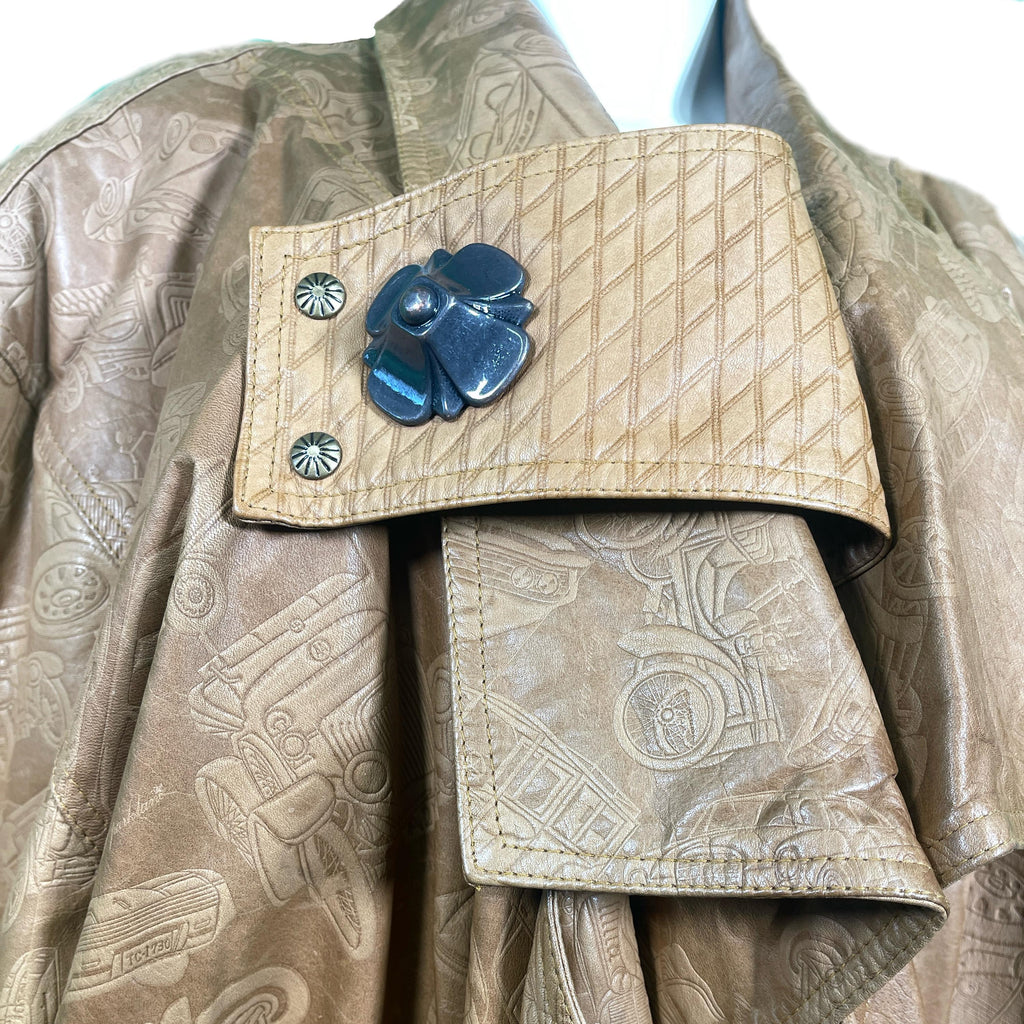 1980s Brasilia Leather Suit