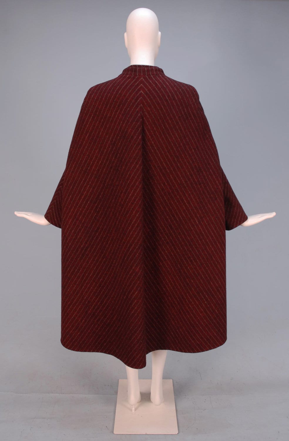 Pauline Trigere Striped Wool Ensemble, c. 1970