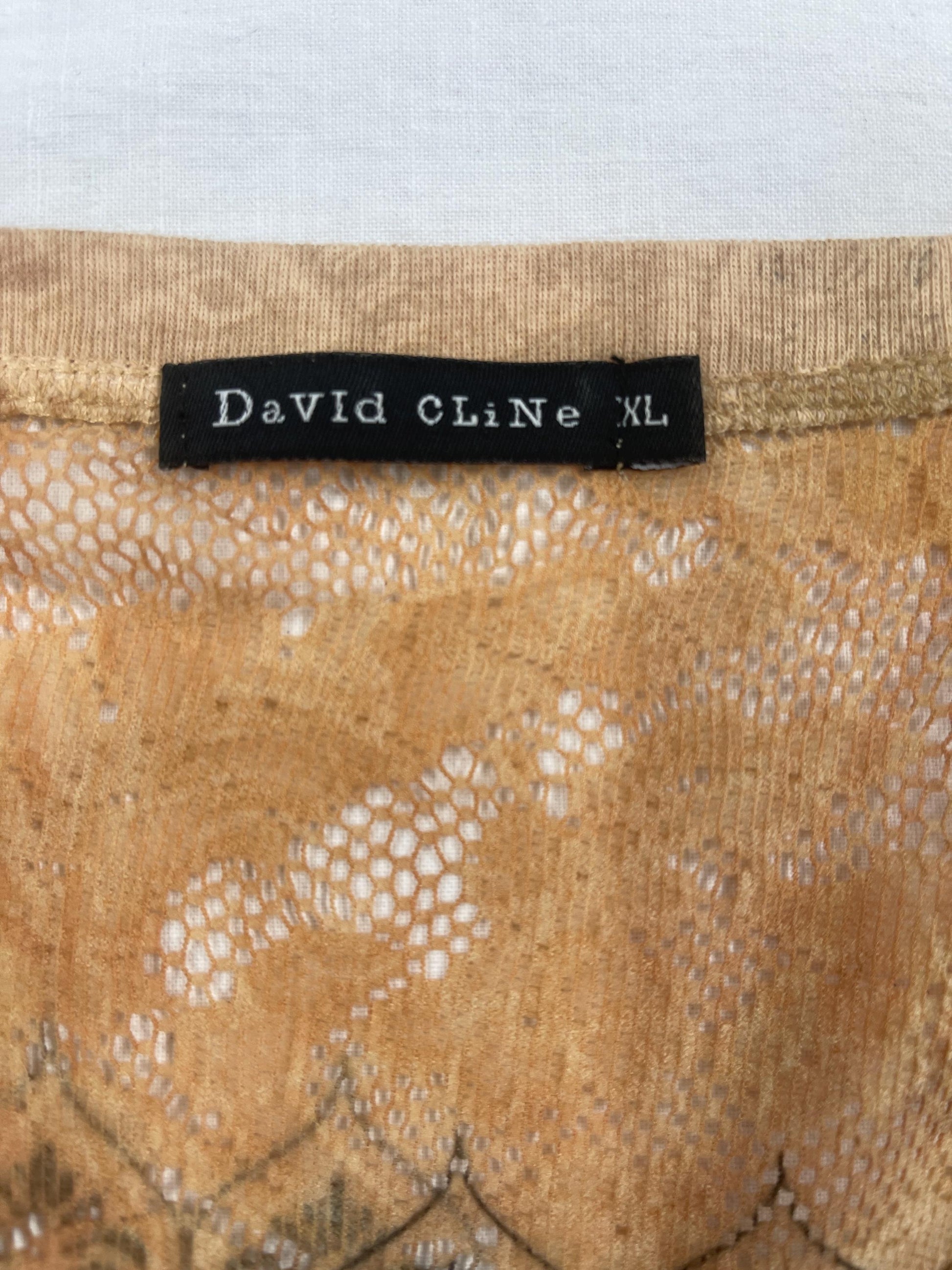 David Cline Beaded Neckline Tee