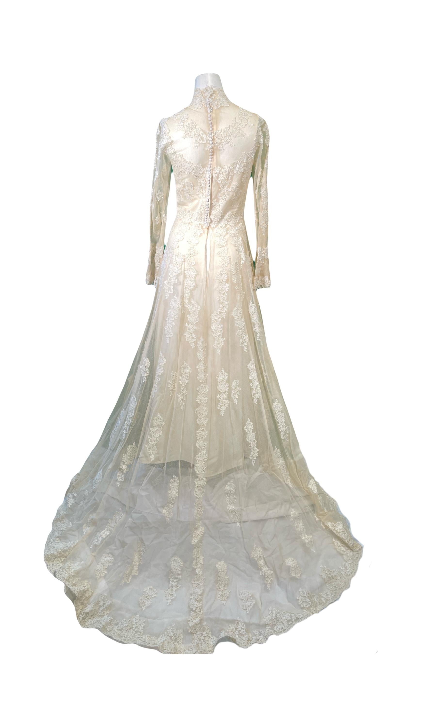 Wedding Dress, 1970 Priscilla of Boston