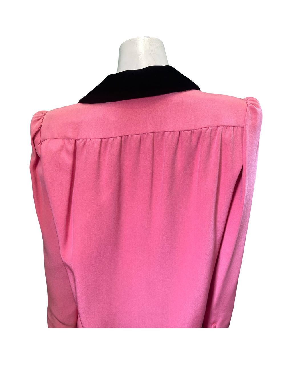 Valentino 1980s Pink Tux jacket with Black Satin Pants