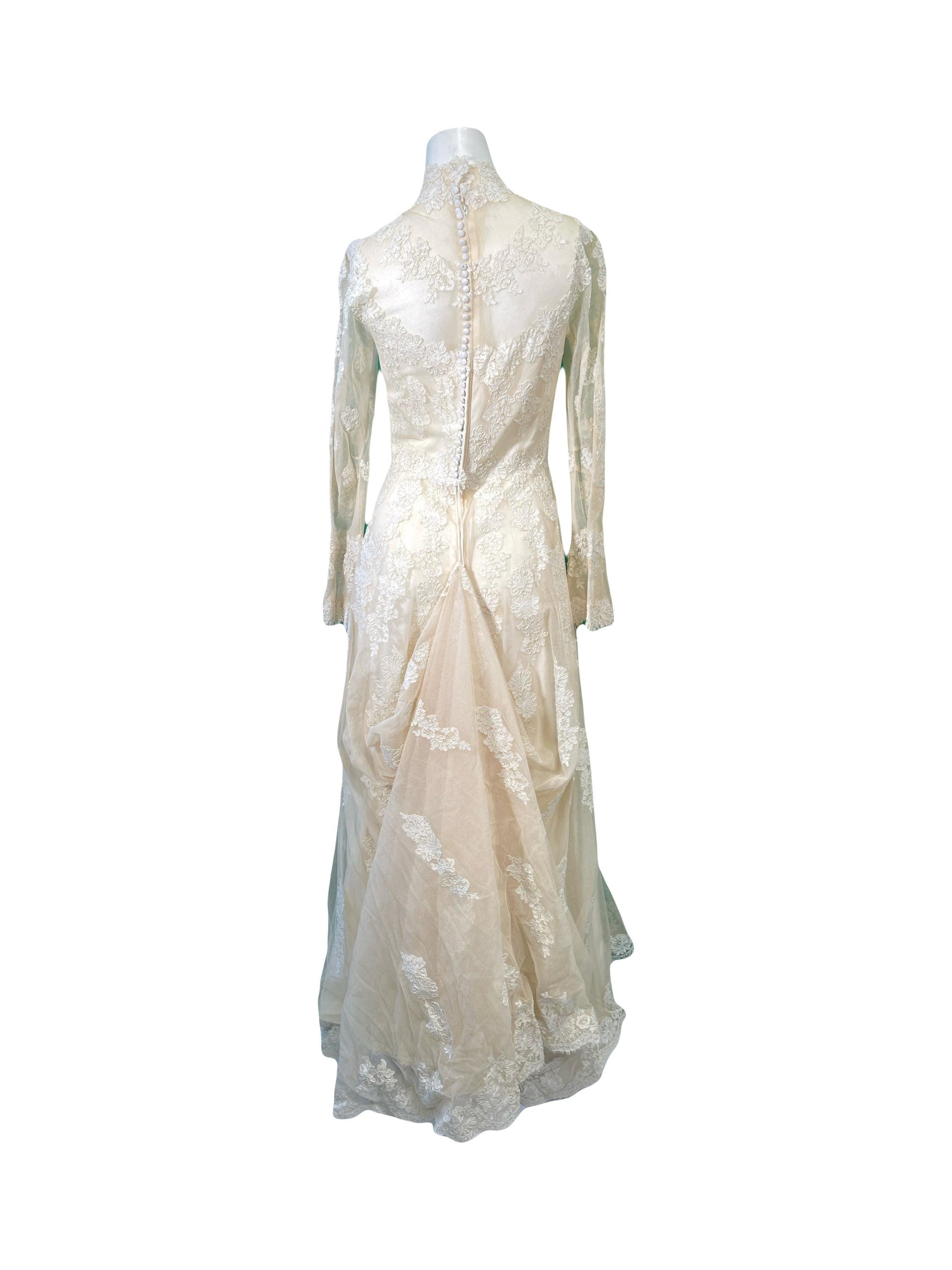 Wedding Dress, 1970 Priscilla of Boston