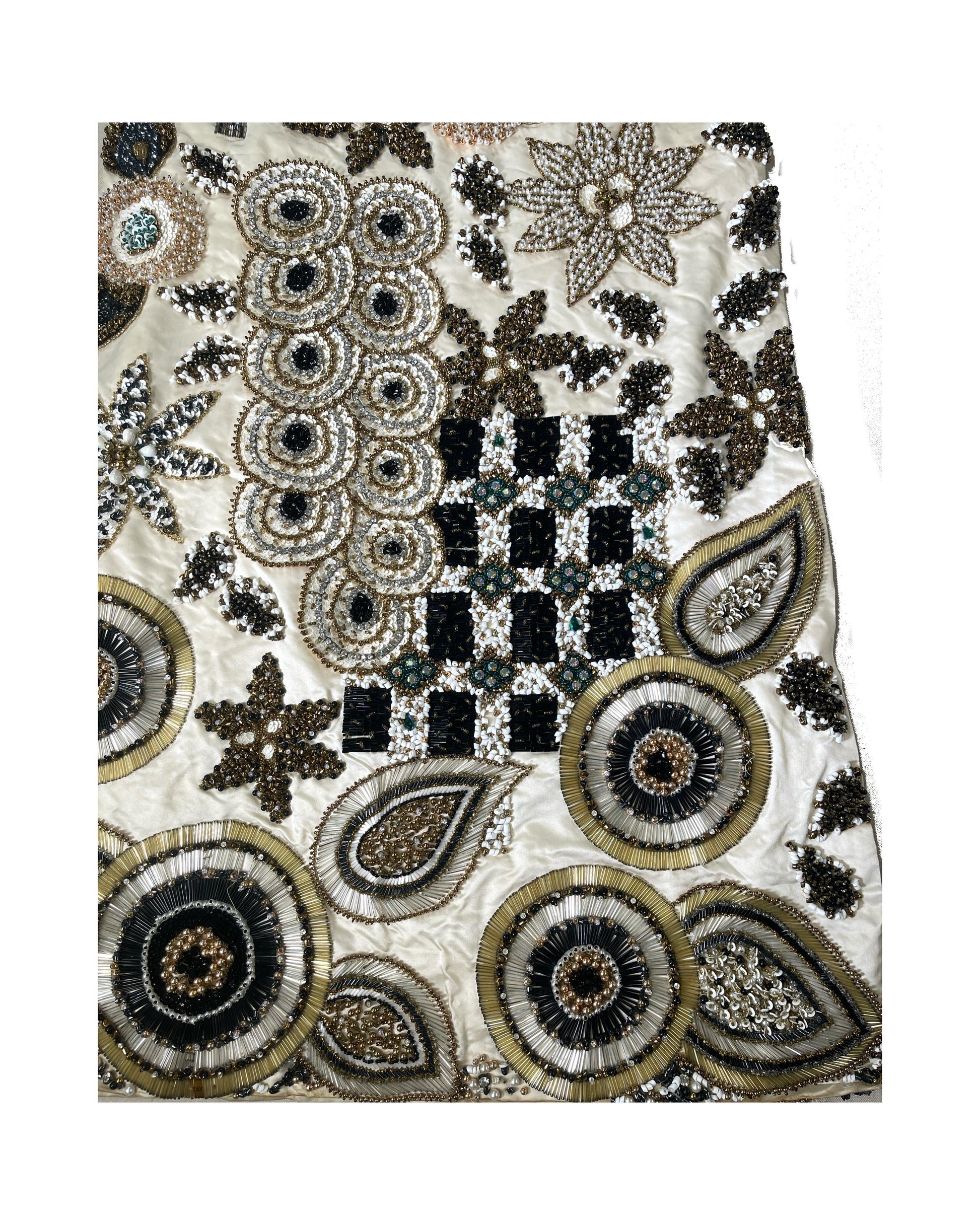 1965 Sara Fredericks Heavily Beaded Dress