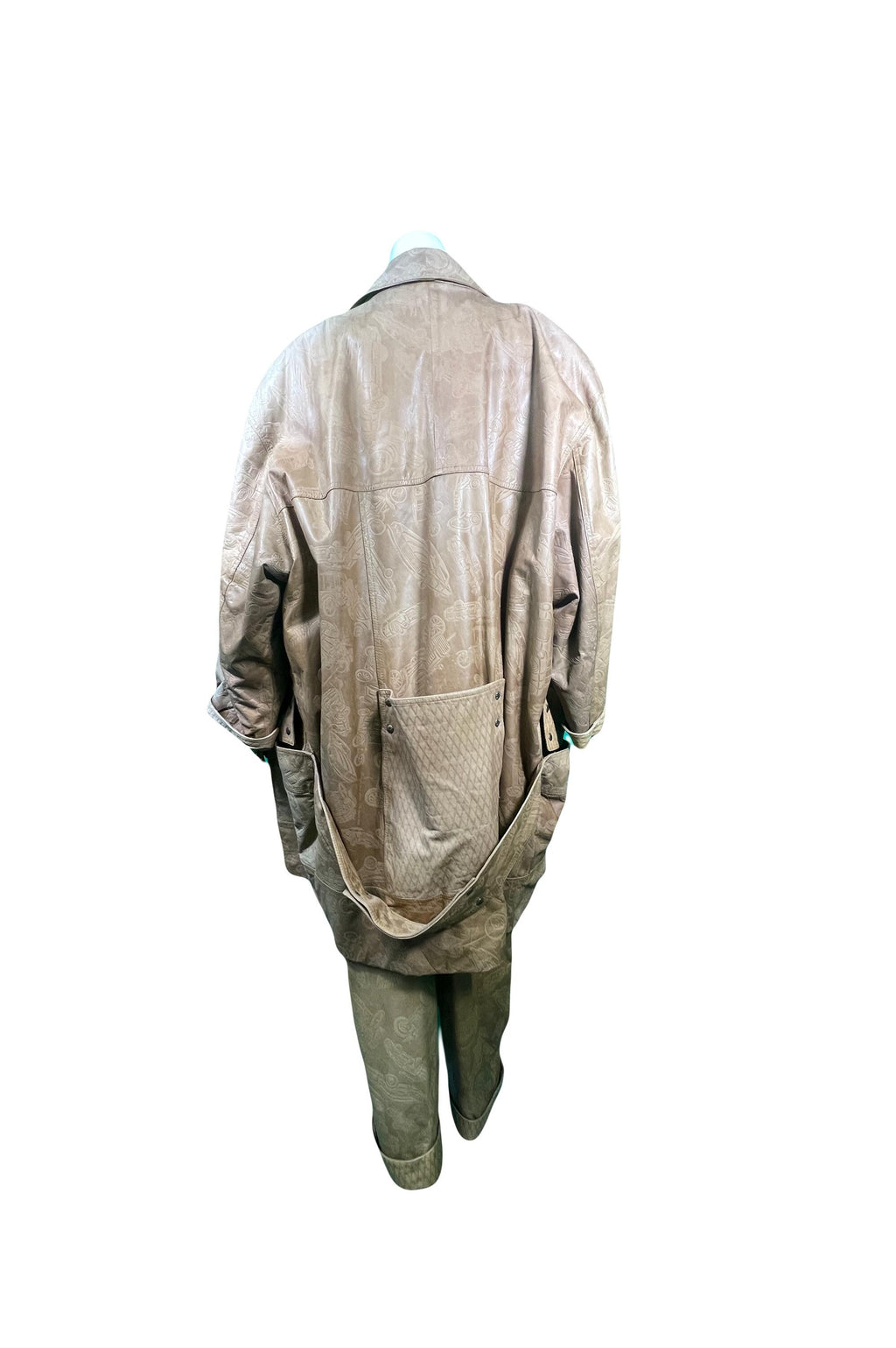 1980s Brasilia Leather Suit