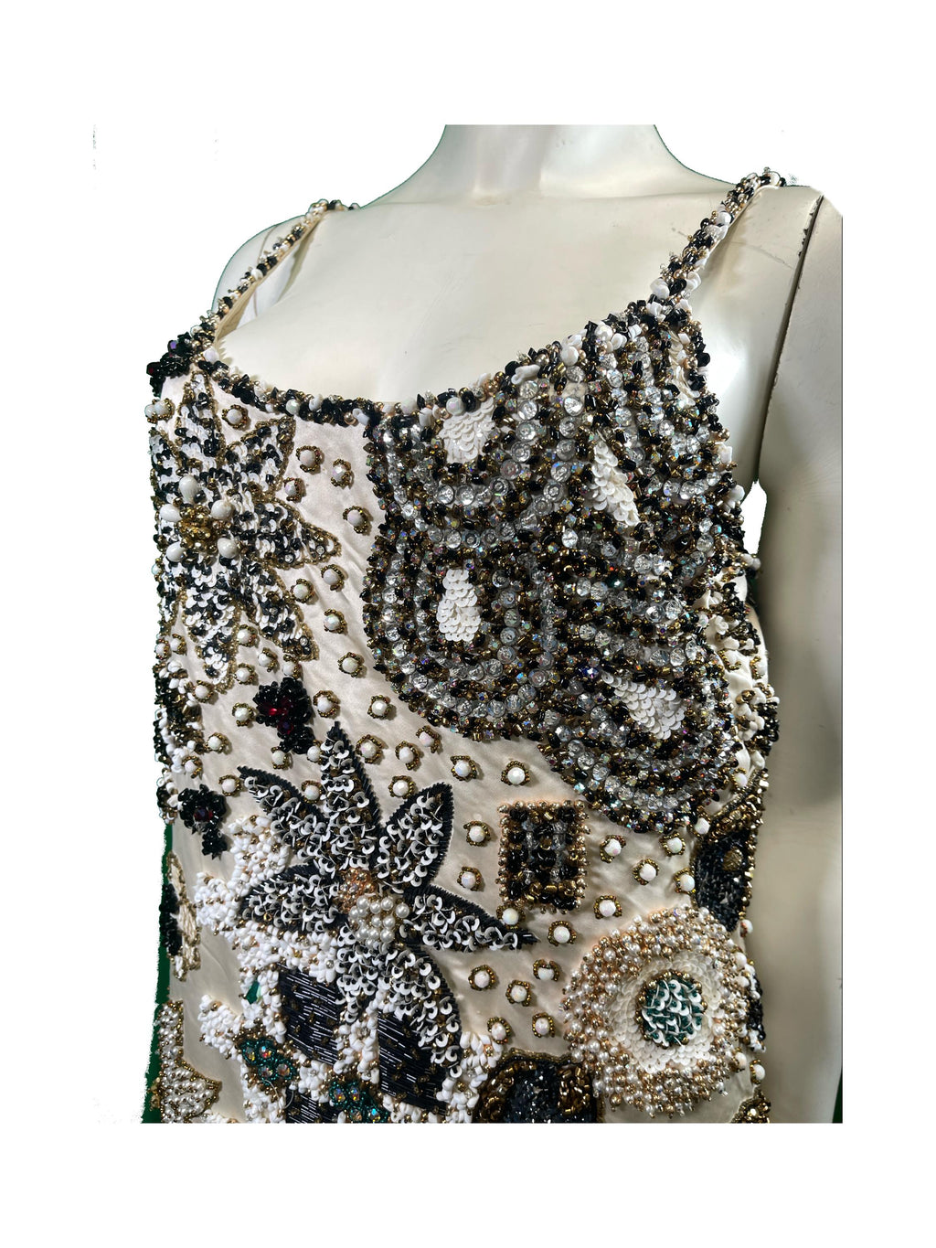 1965 Sara Fredericks Heavily Beaded Dress