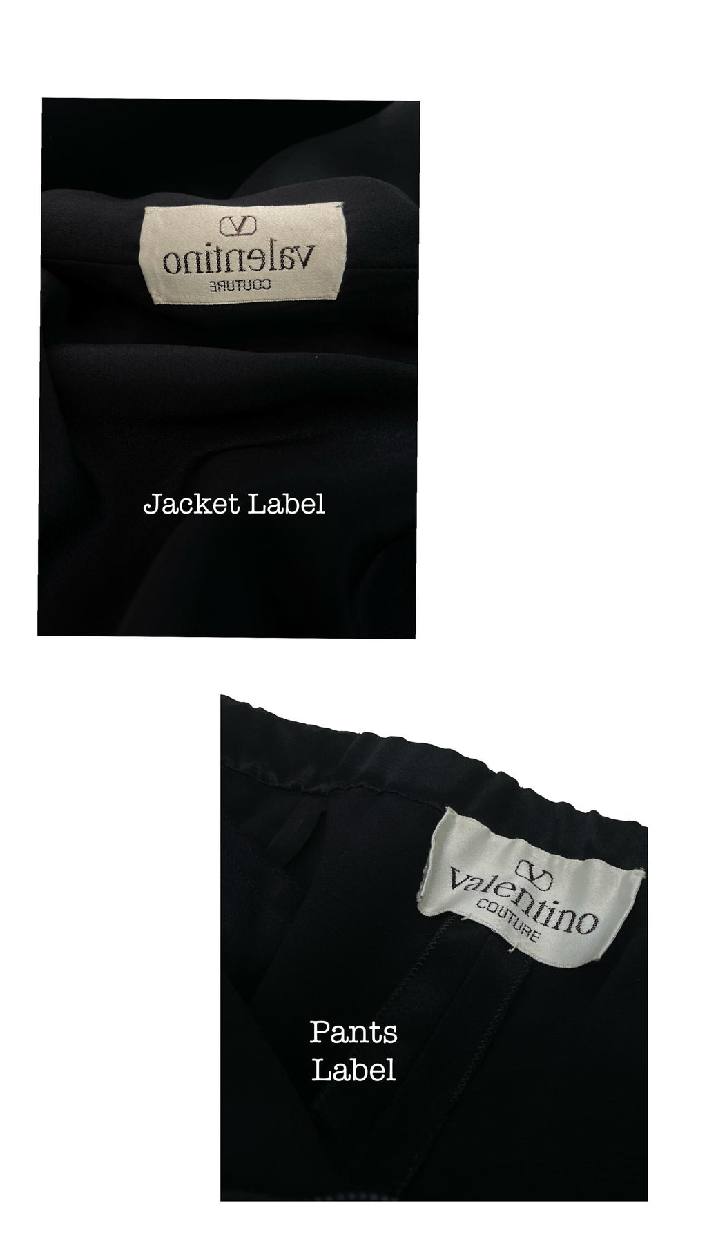 Valentino 1980s Pink Tux jacket with Black Satin Pants