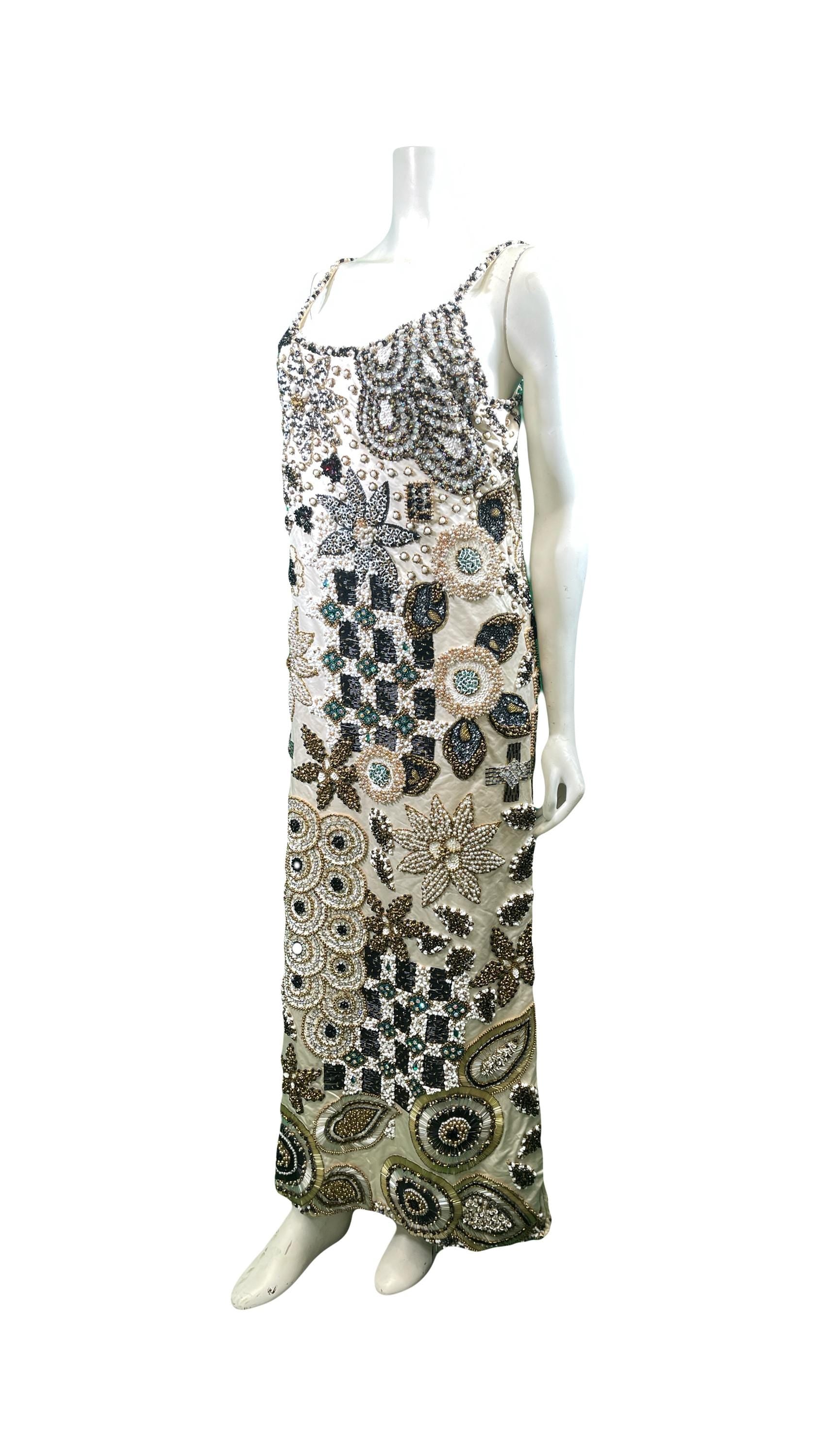 1965 Sara Fredericks Heavily Beaded Dress