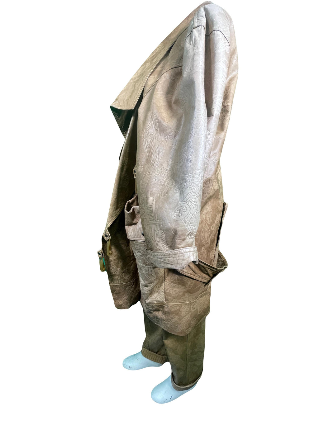 1980s Brasilia Leather Suit