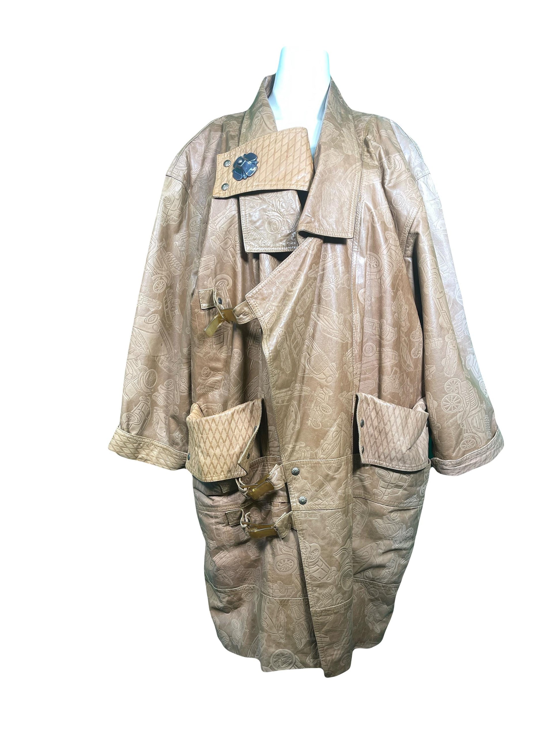 1980s Brasilia Leather Suit