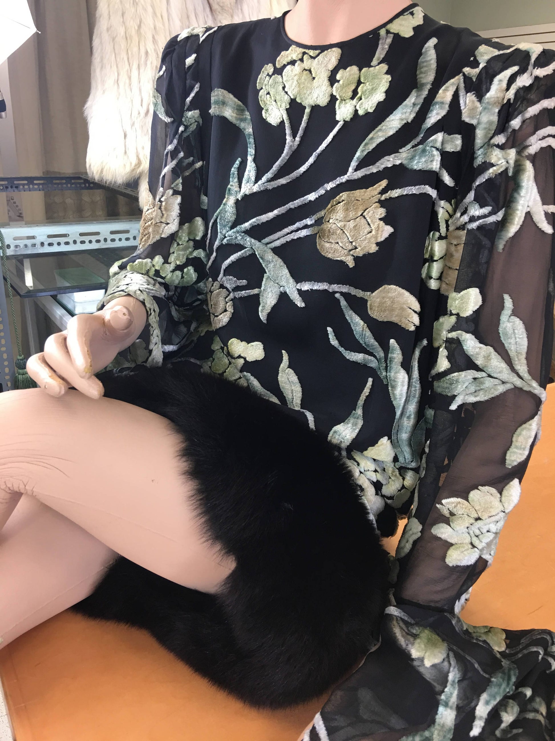 Pauline Trigere 1980's Dress