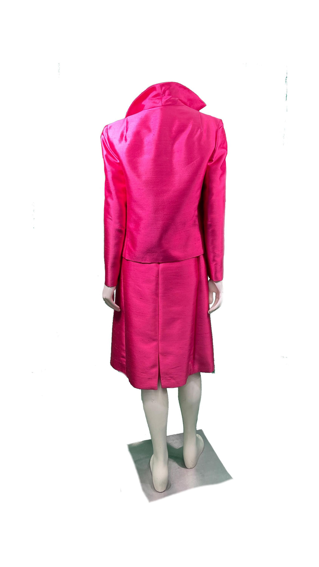 1970s PINK Sleeveless Dress with Jacket