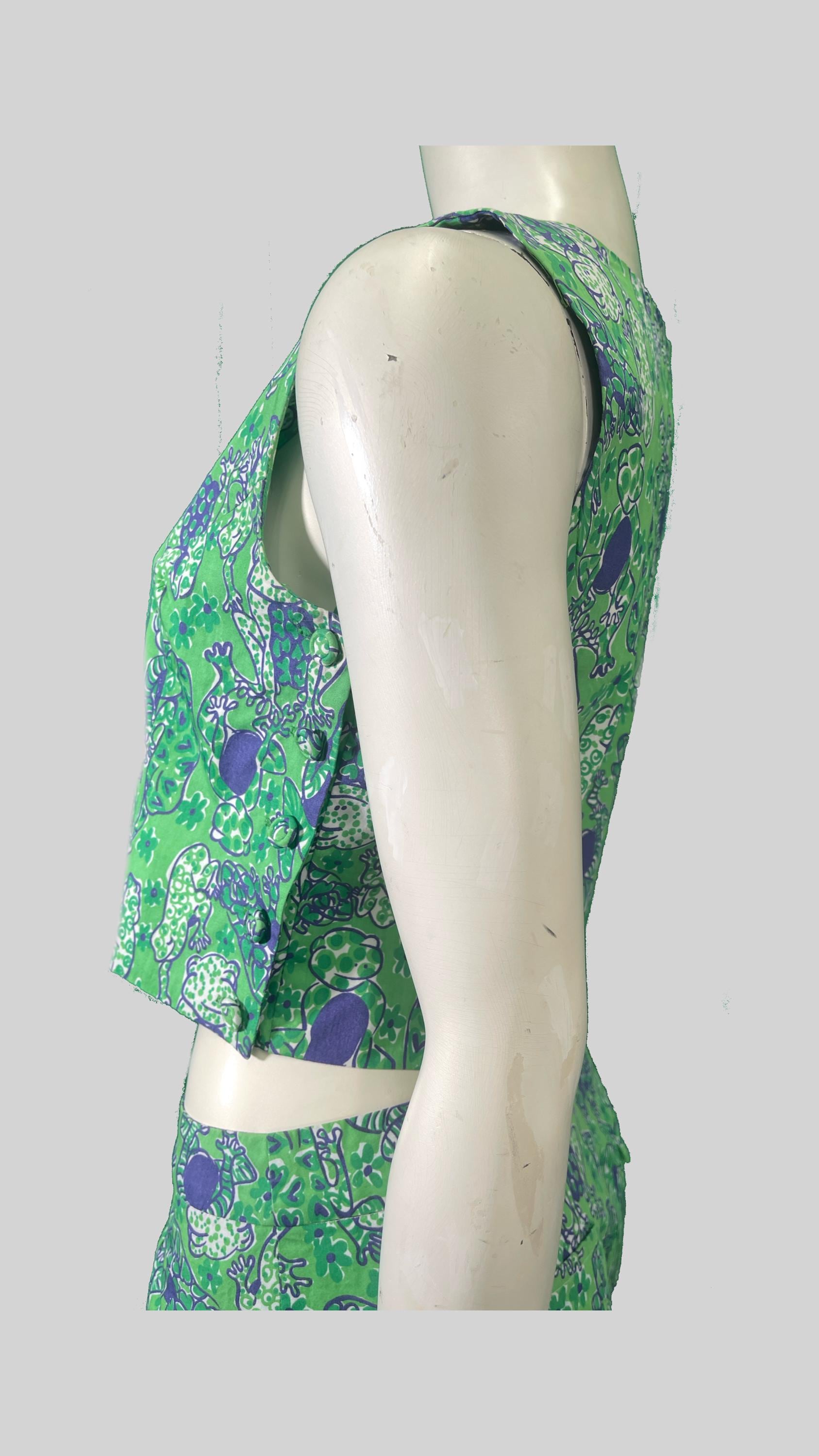 1990 Lilly Pulitzer 2 Piece Top & Pants