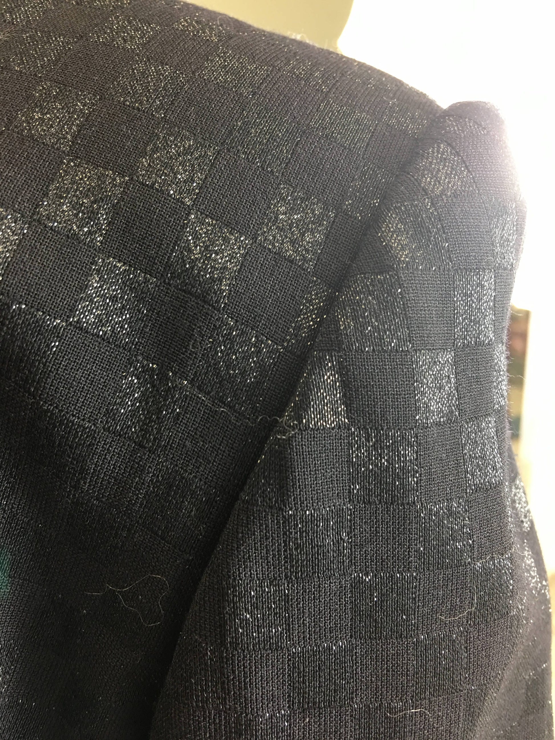 Carolina Herrera Black Silk Suit