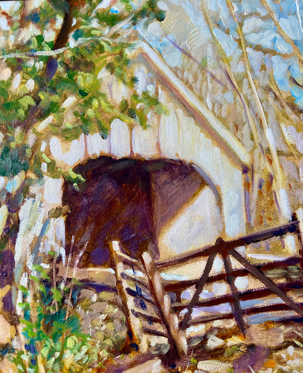 "Cabin Run Covered Bridge" by Dot Bunn