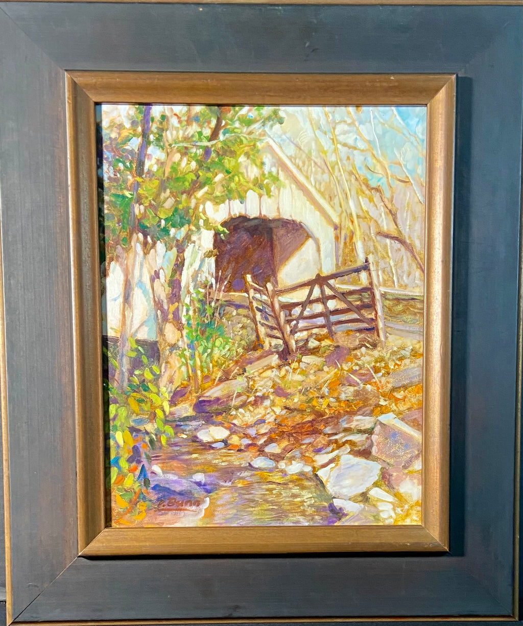 "Cabin Run Covered Bridge" by Dot Bunn