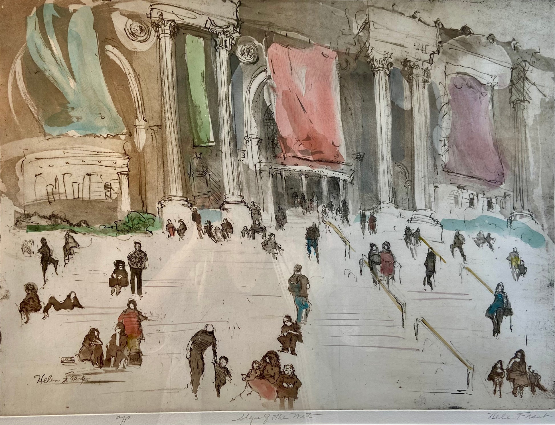 "Steps of the Met" by Helen Frank