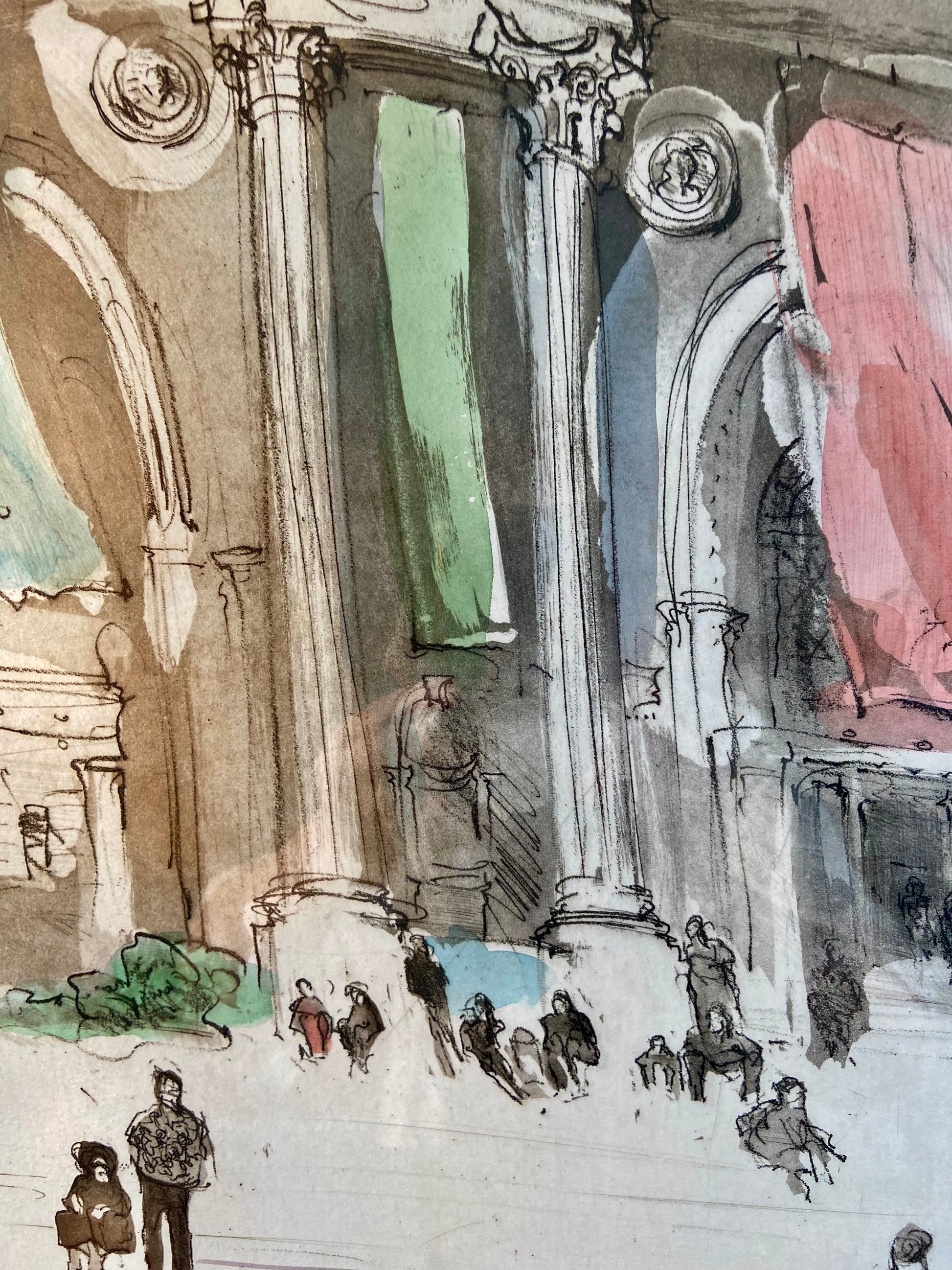 "Steps of the Met" by Helen Frank