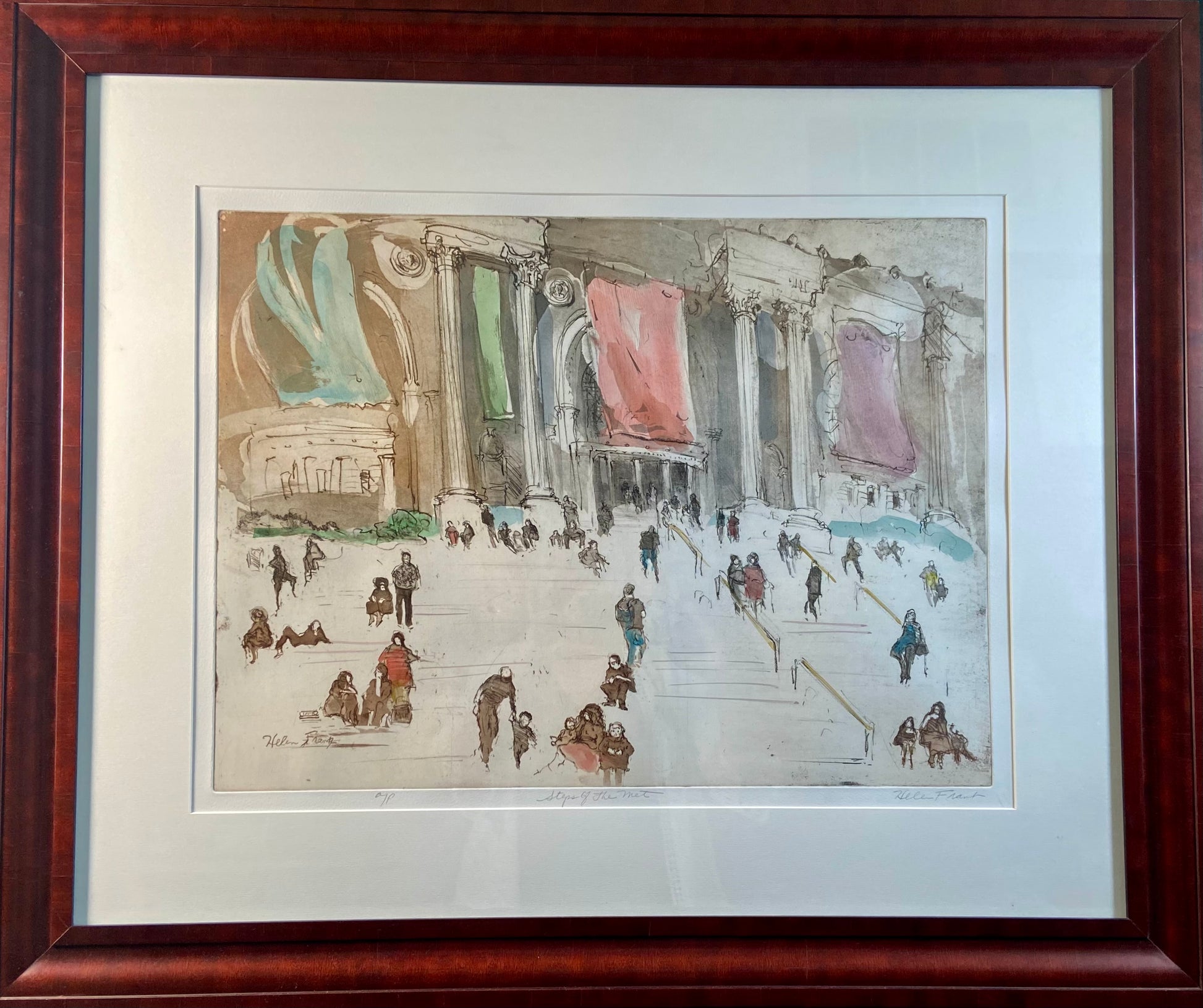 "Steps of the Met" by Helen Frank