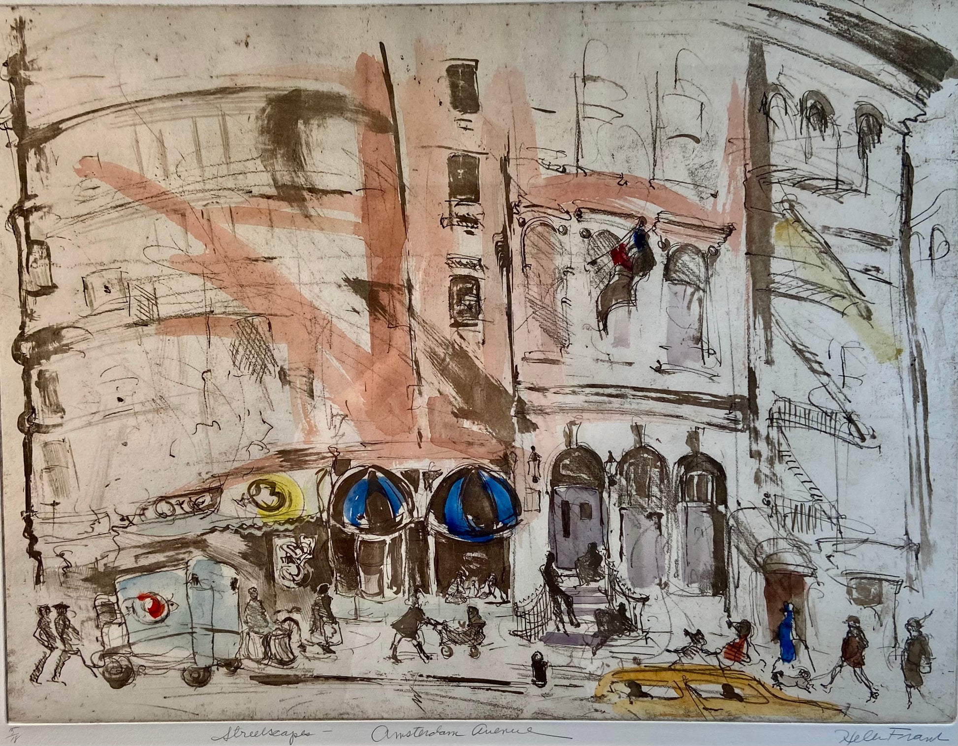 "Streetscapes Amsterdam Avenue" by Helen Frank
