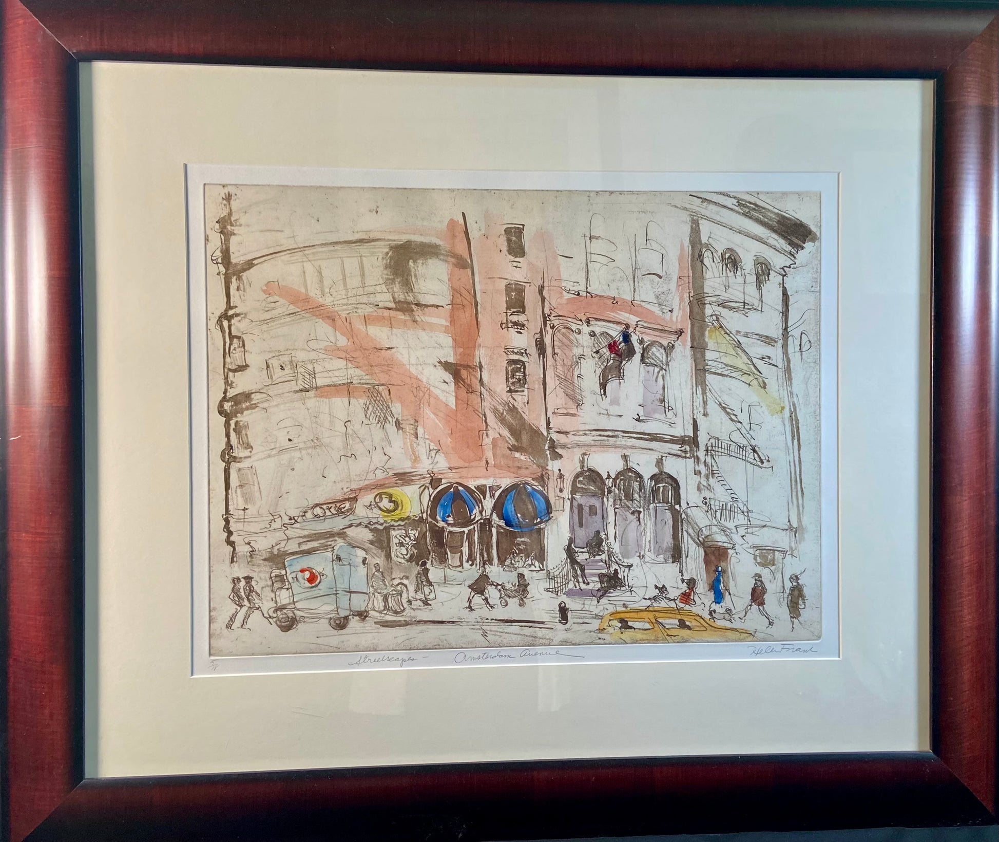 "Streetscapes Amsterdam Avenue" by Helen Frank