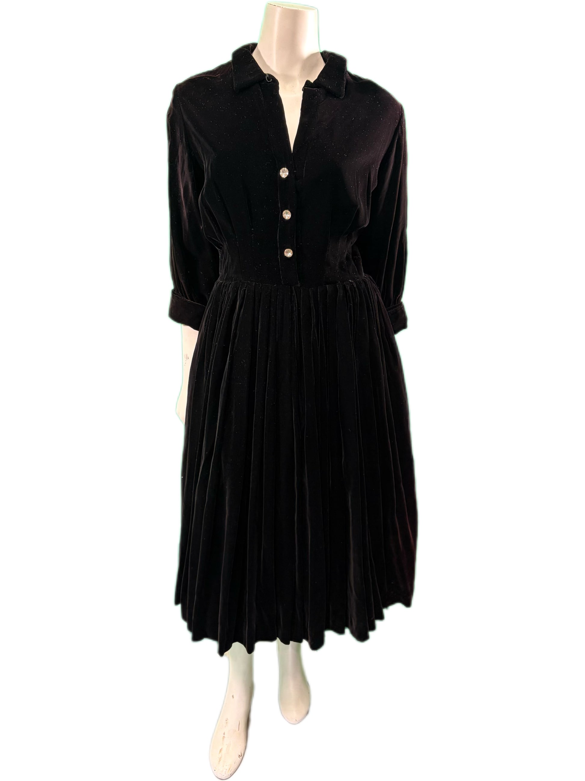 Perette Velvet Dress
