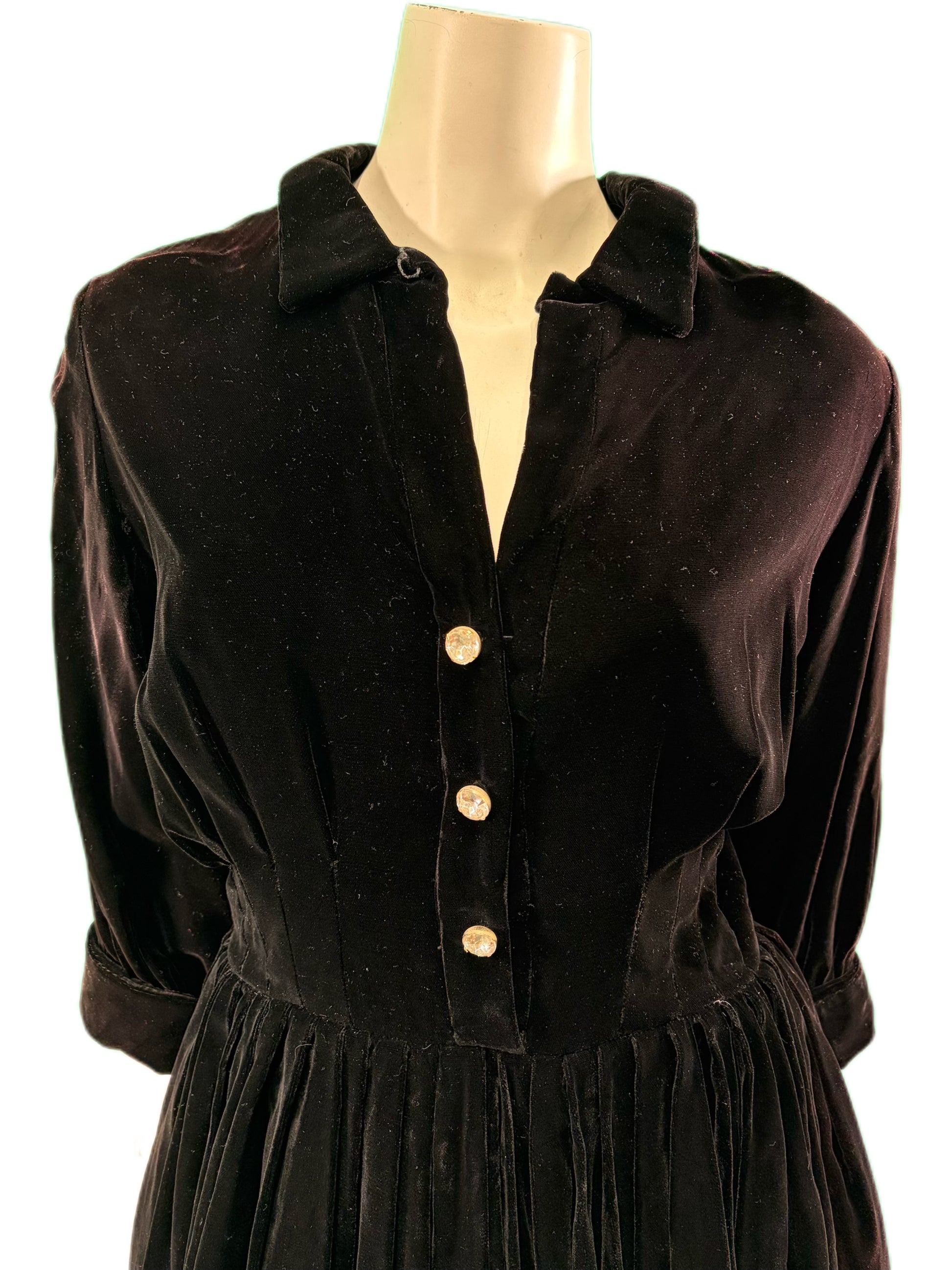 Perette Velvet Dress