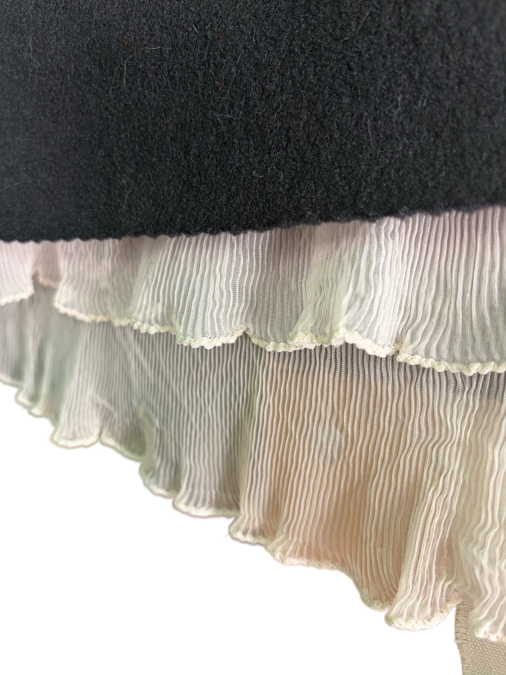 Red, White, and Black Handmade Dress