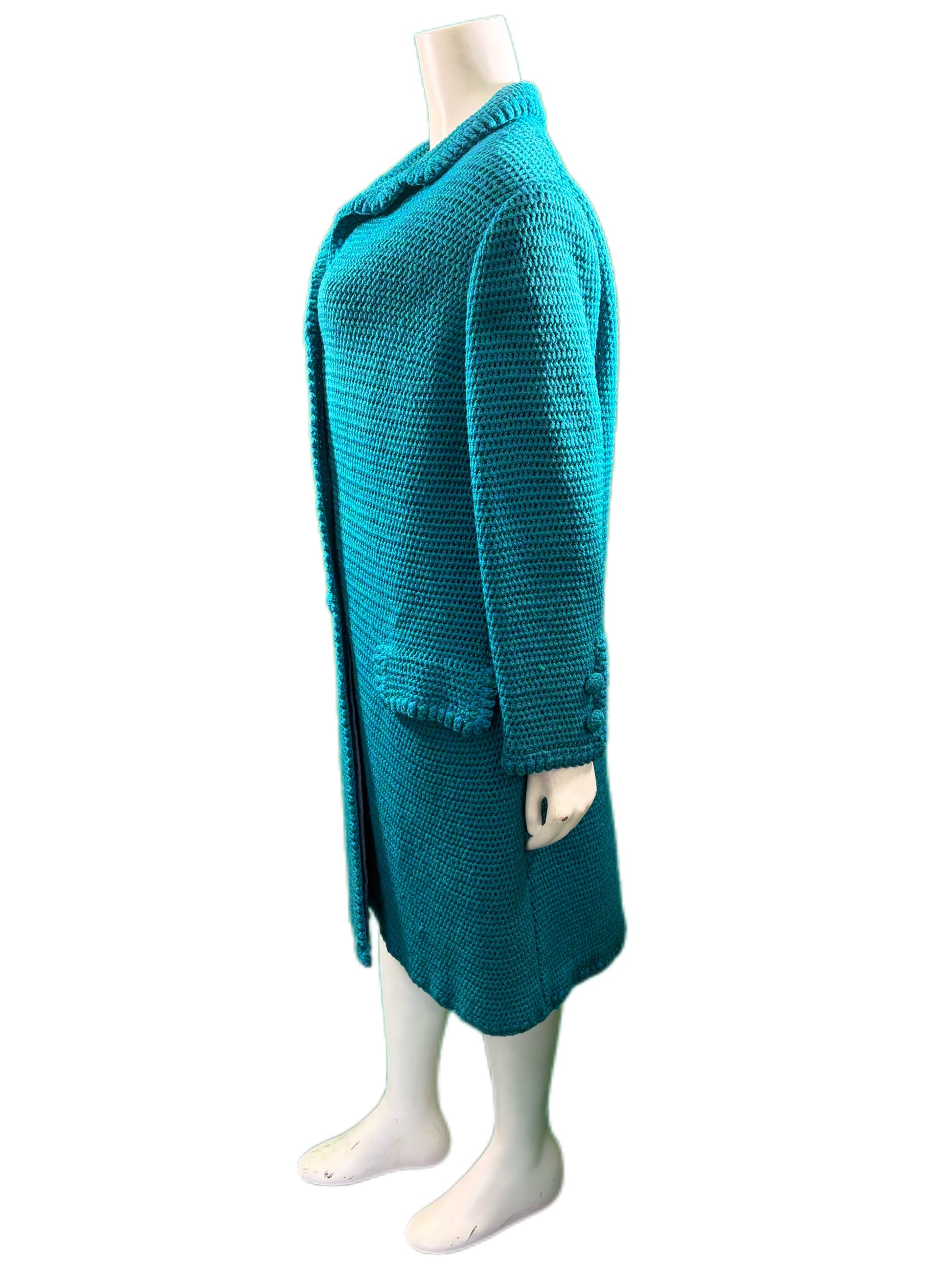 Hand Knit Skirt Suit