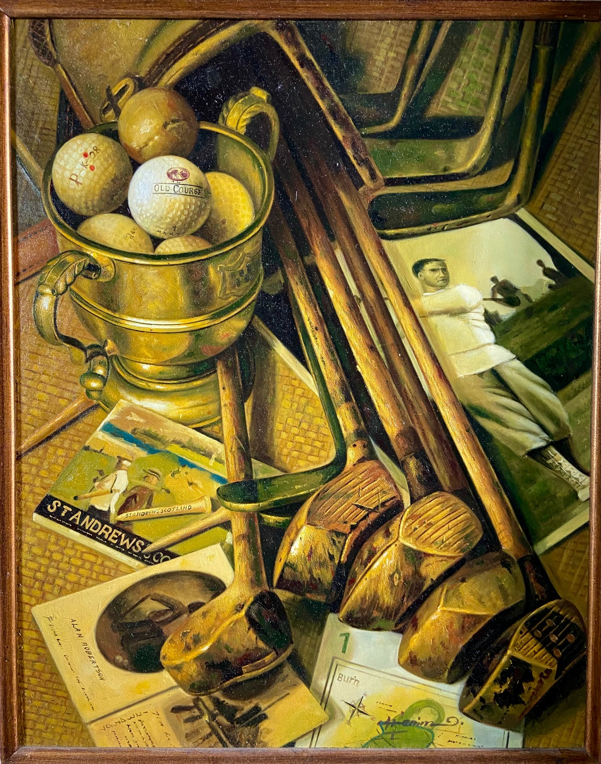 Golf Still Life by Urbain Huchet