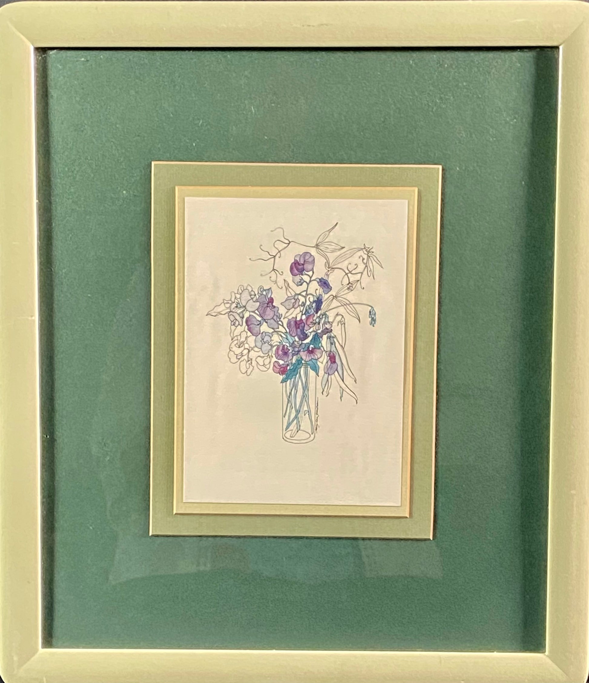 Vintage Floral Print #3 by Mary Ann Gahagan