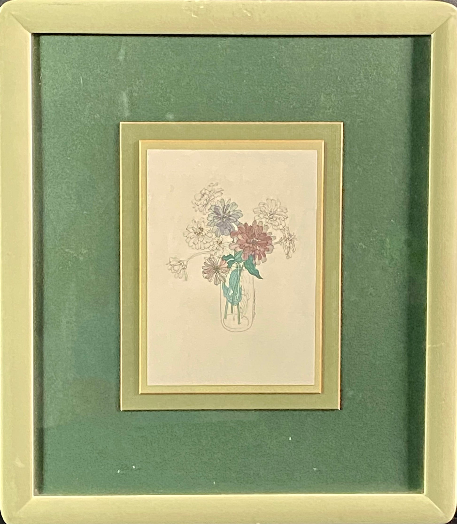 Vintage Floral Print #4 by Mary Ann Gahagan