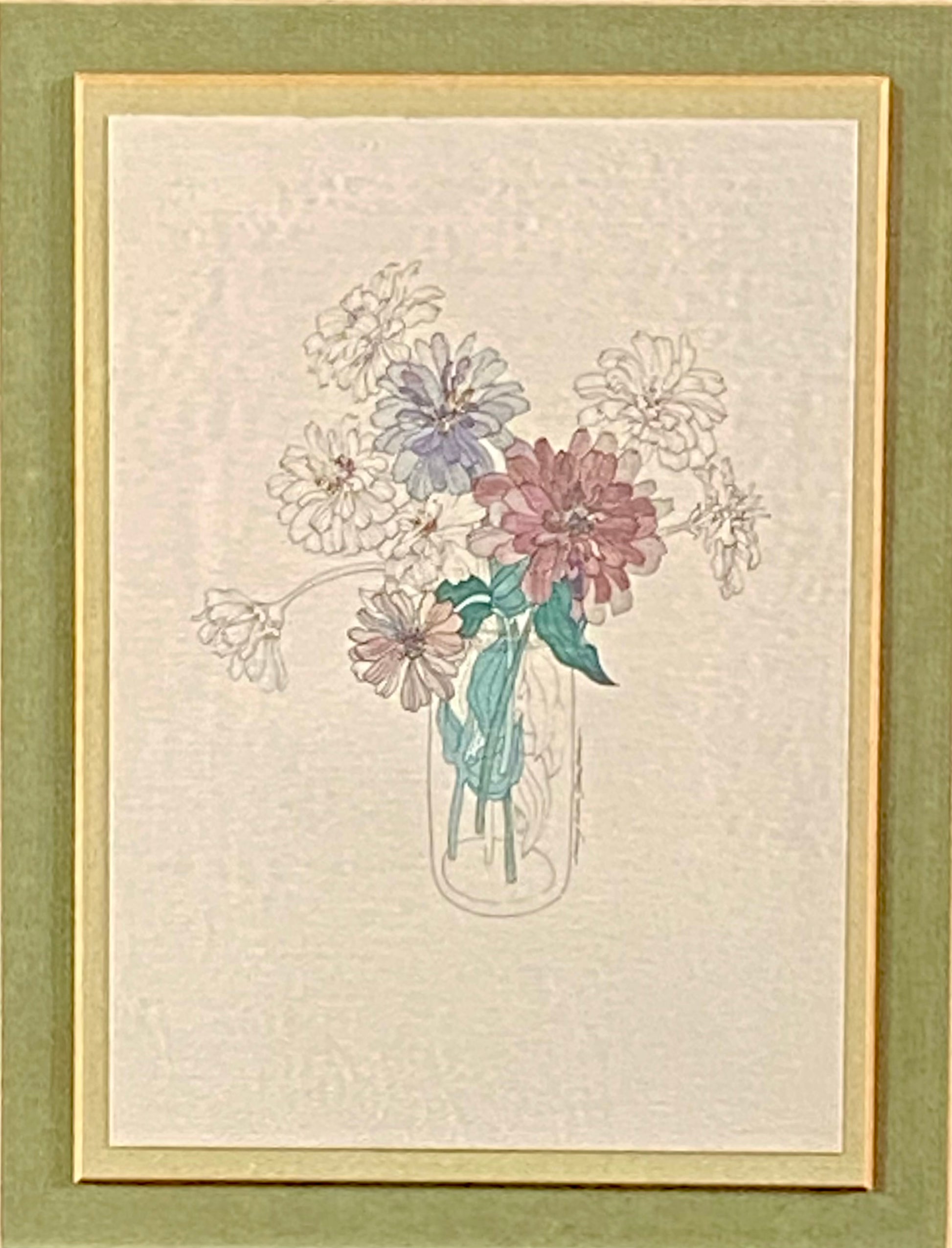 Vintage Floral Print #4 by Mary Ann Gahagan