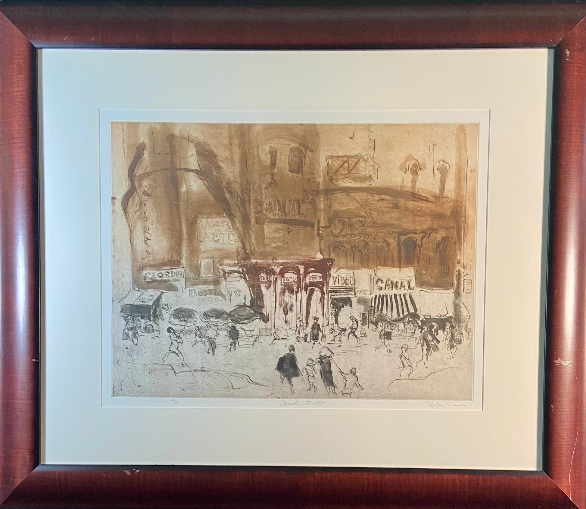 "Canal Street" by Helen Frank