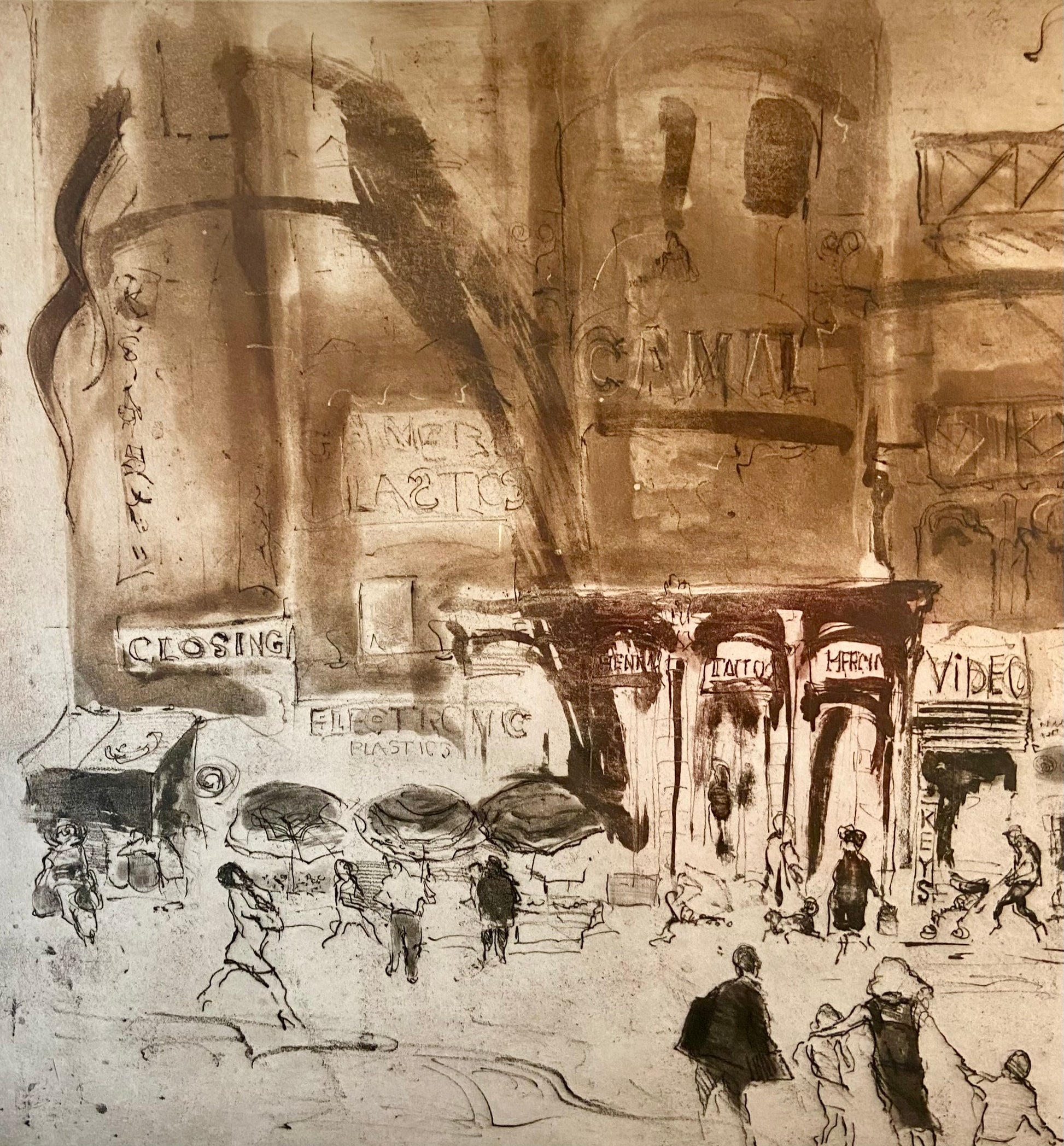 "Canal Street" by Helen Frank