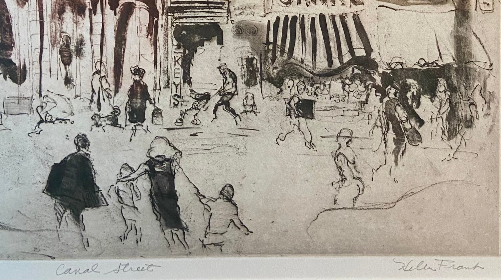 "Canal Street" by Helen Frank