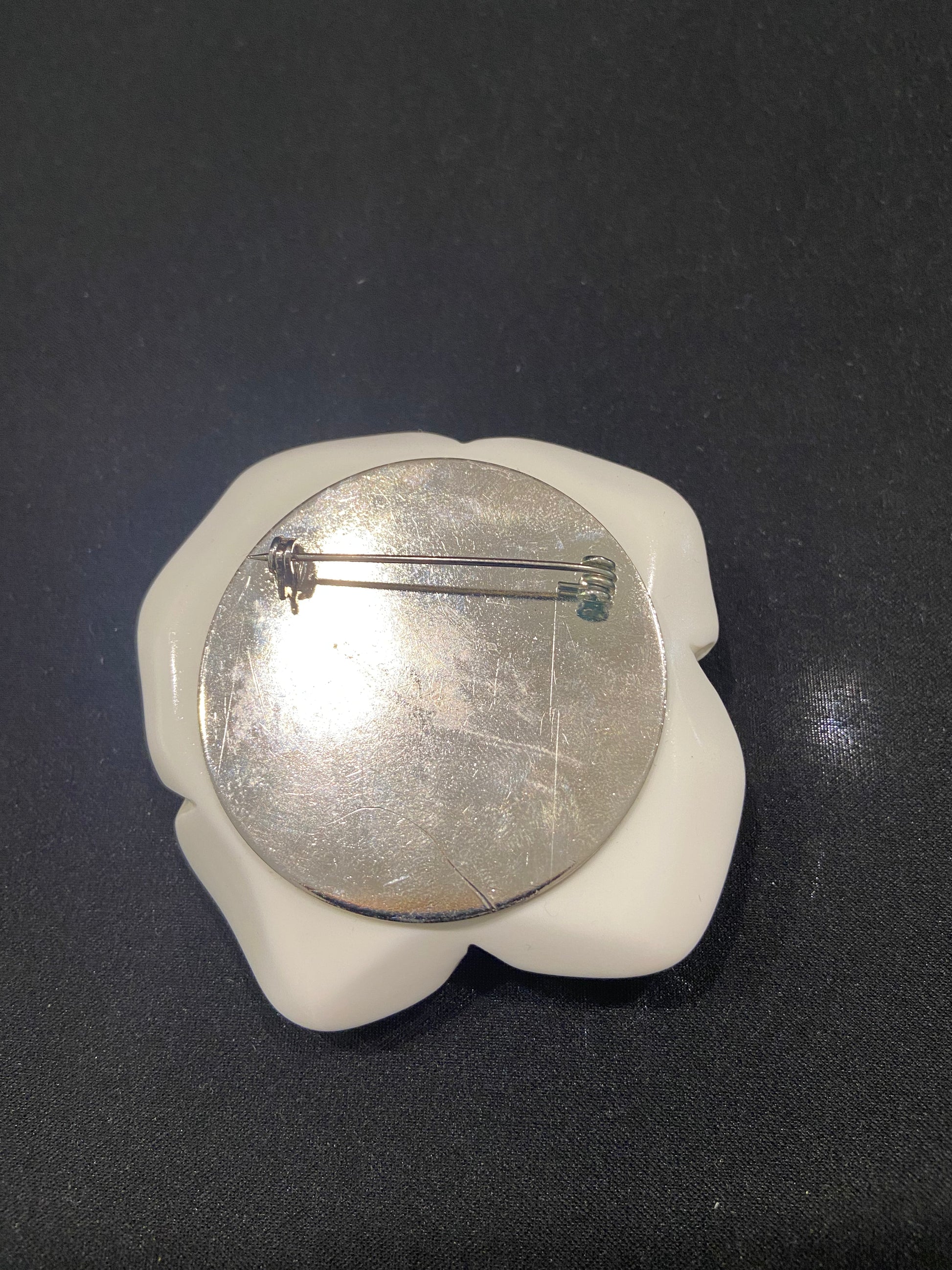 Chanel White Gardenia Pin