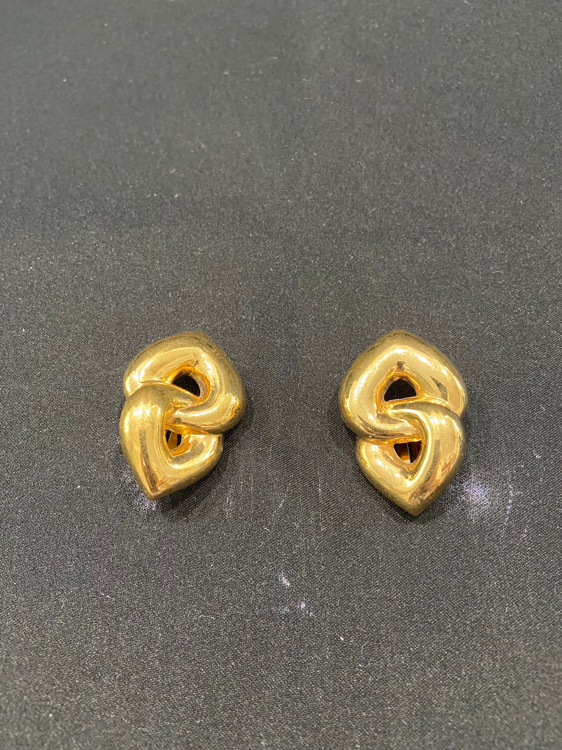 Ciner Gold Clip-on Earrings