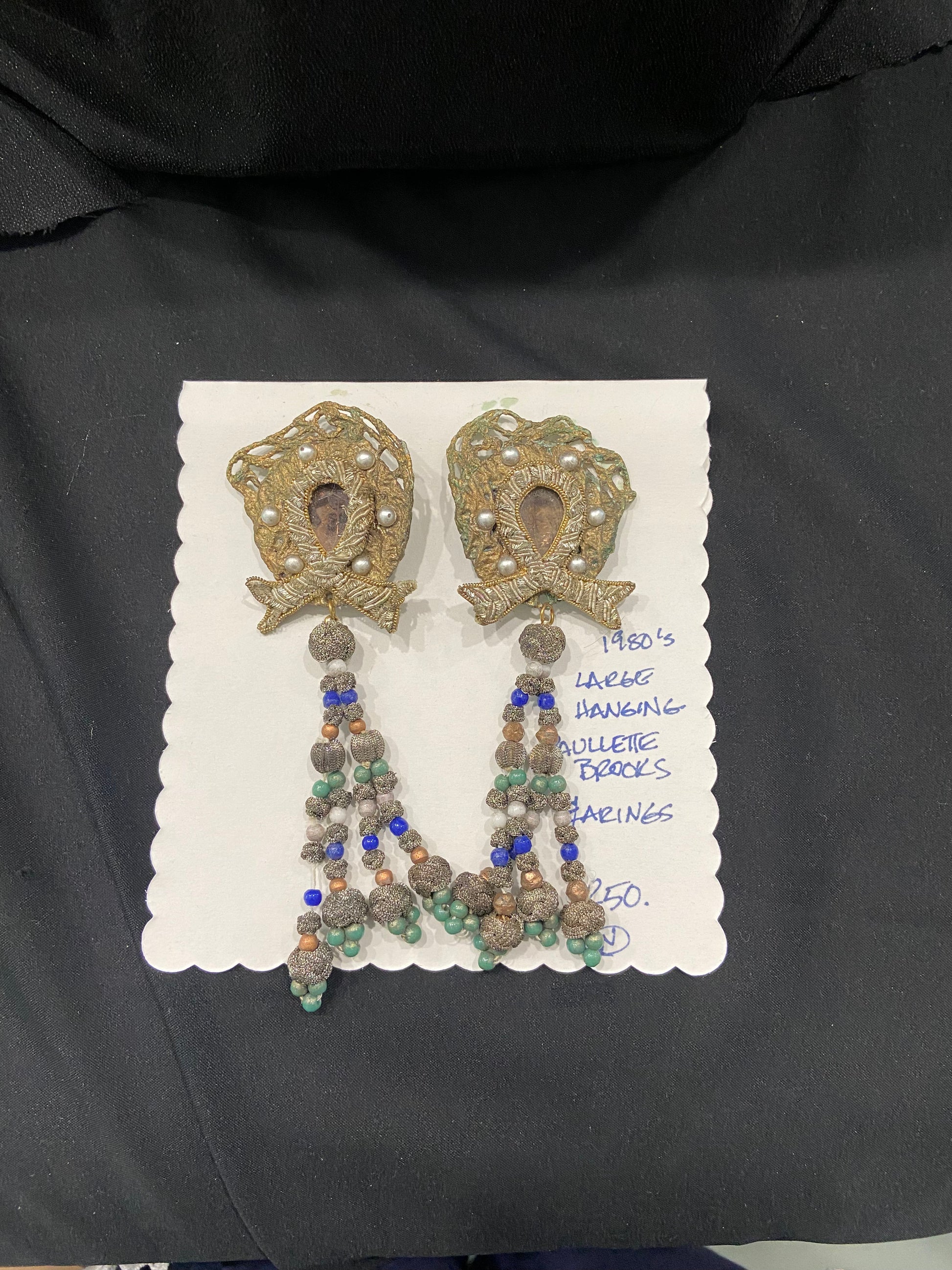 Pauletta Brooks Large Hanging Earrings