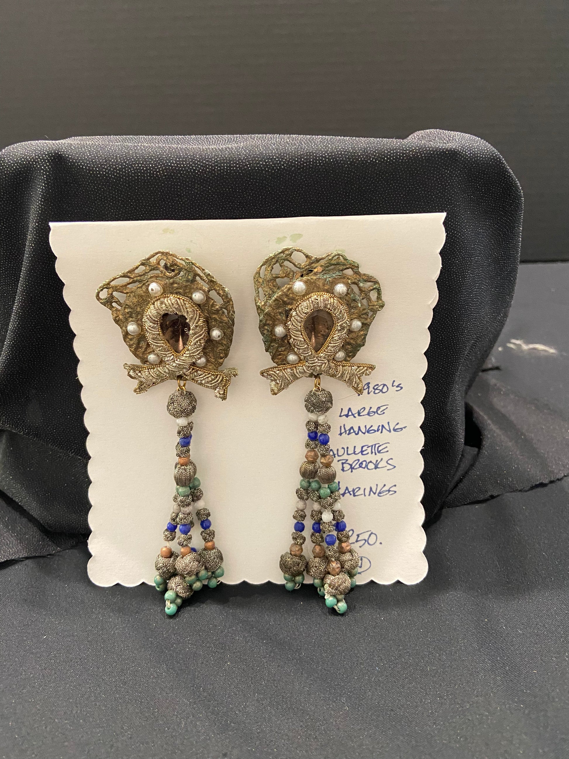 Pauletta Brooks Large Hanging Earrings