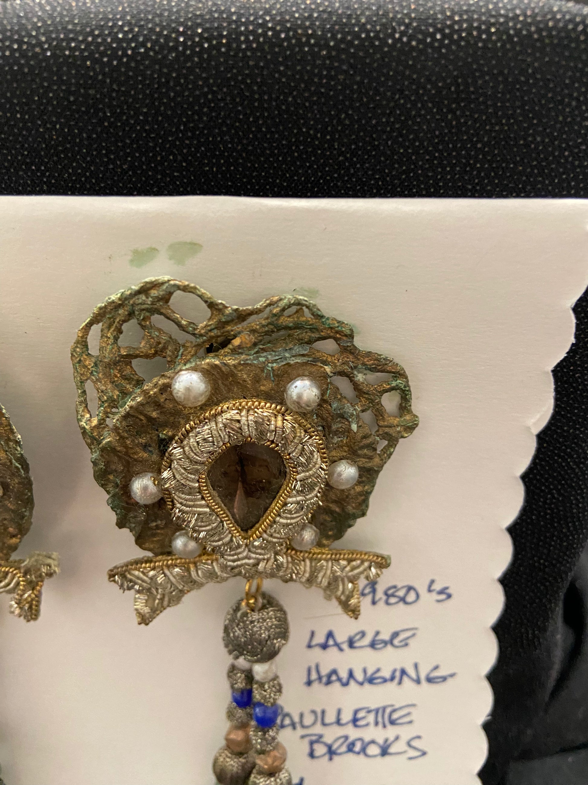 Pauletta Brooks Large Hanging Earrings