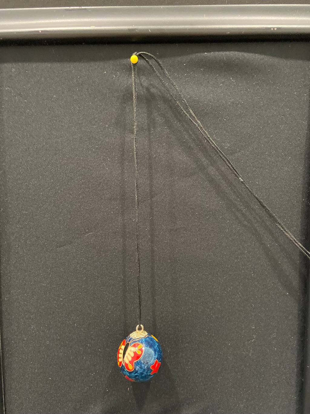 Cloisonne Butterfly Ball Necklace