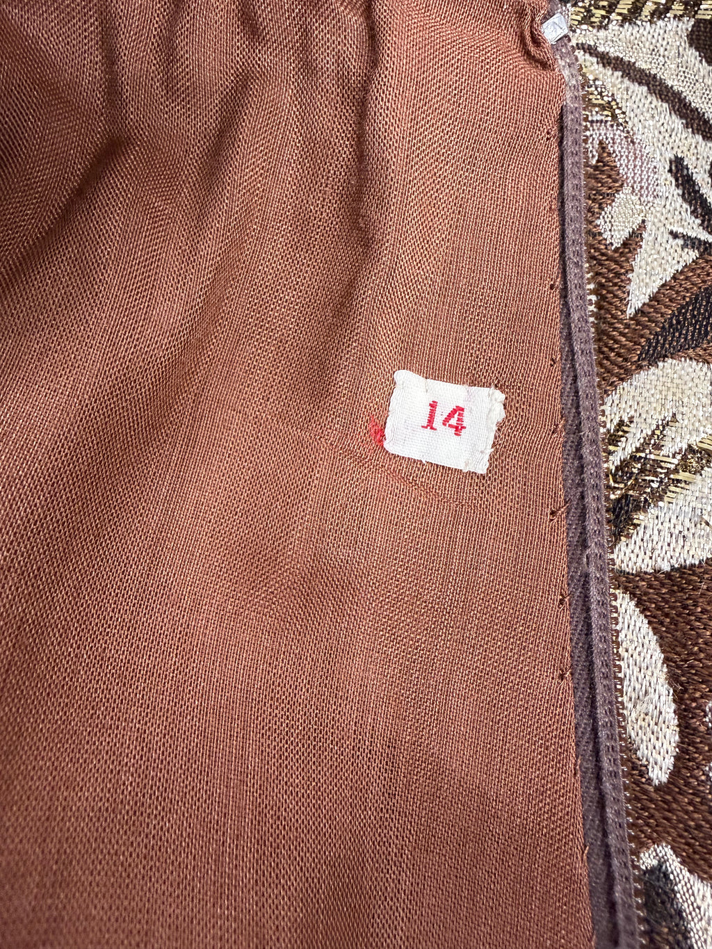 Evelyn McGill Floral Gold/Brown Pantsuit