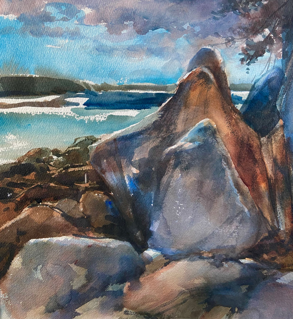 "Ledge at Dusk" by James McFarlane