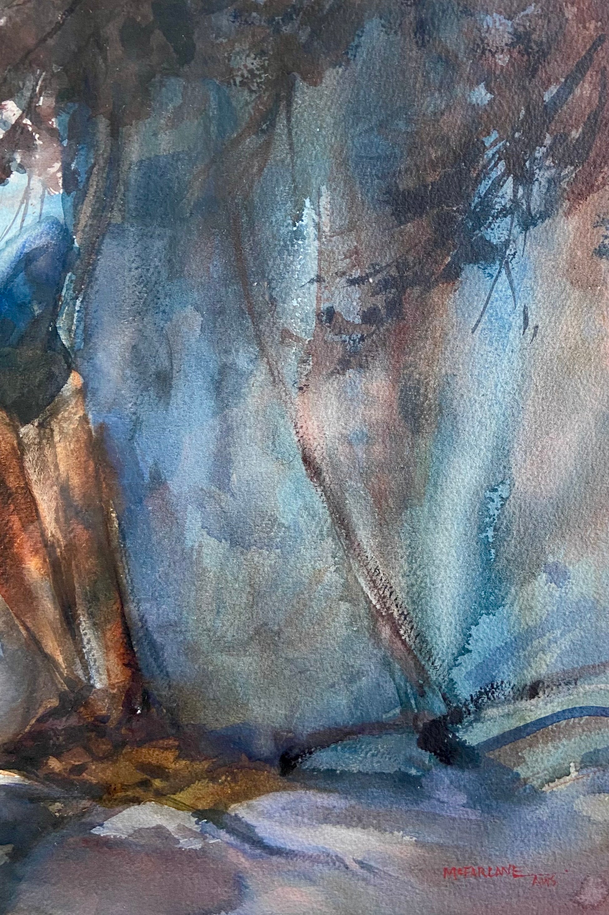 "Ledge at Dusk" by James McFarlane