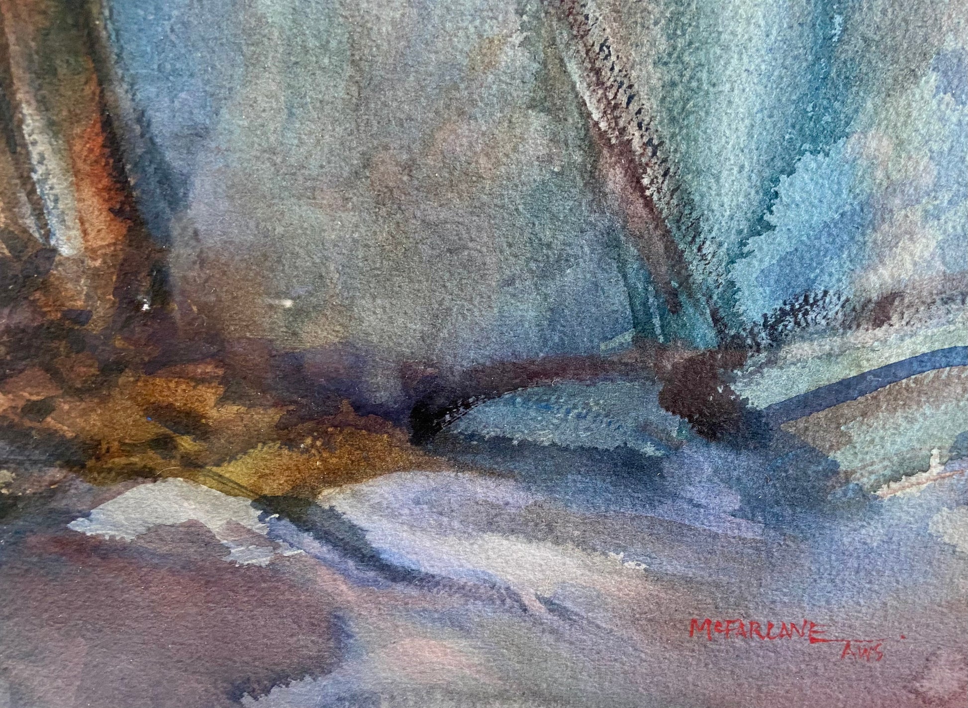 "Ledge at Dusk" by James McFarlane