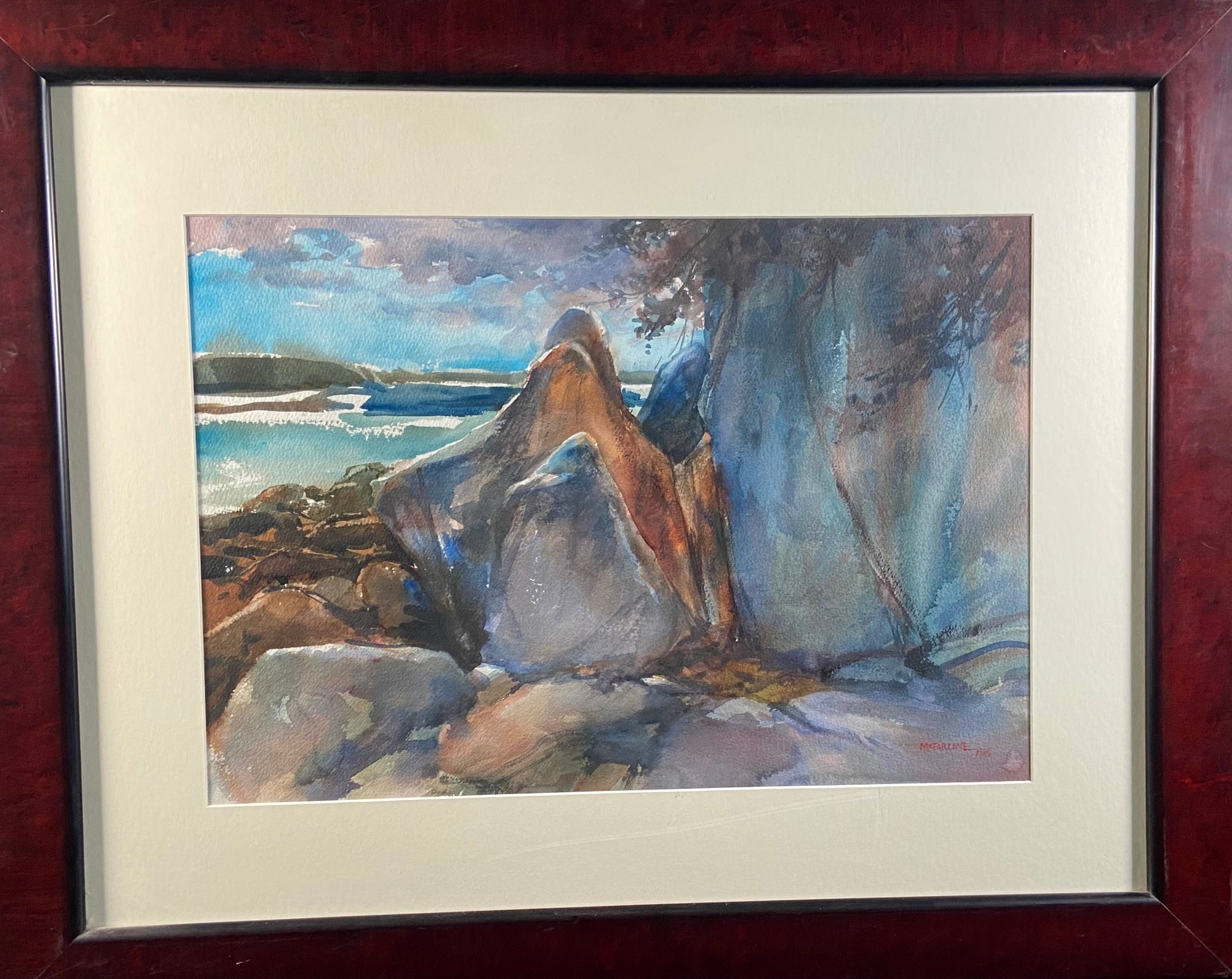 "Ledge at Dusk" by James McFarlane