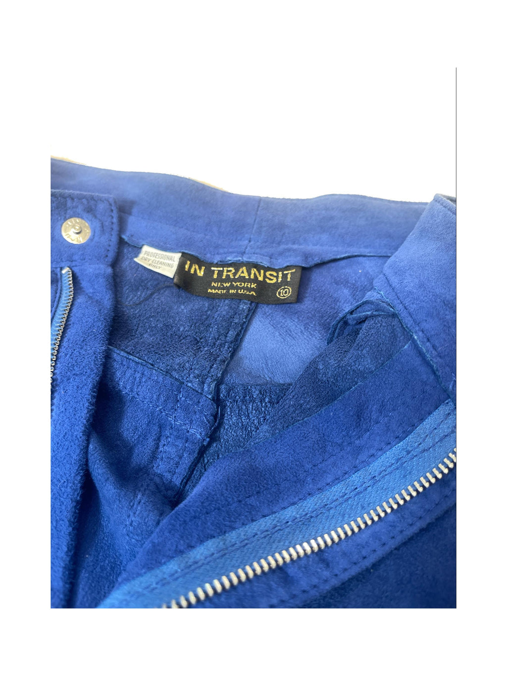 1970s Blue Fringed Buckskin Jeans