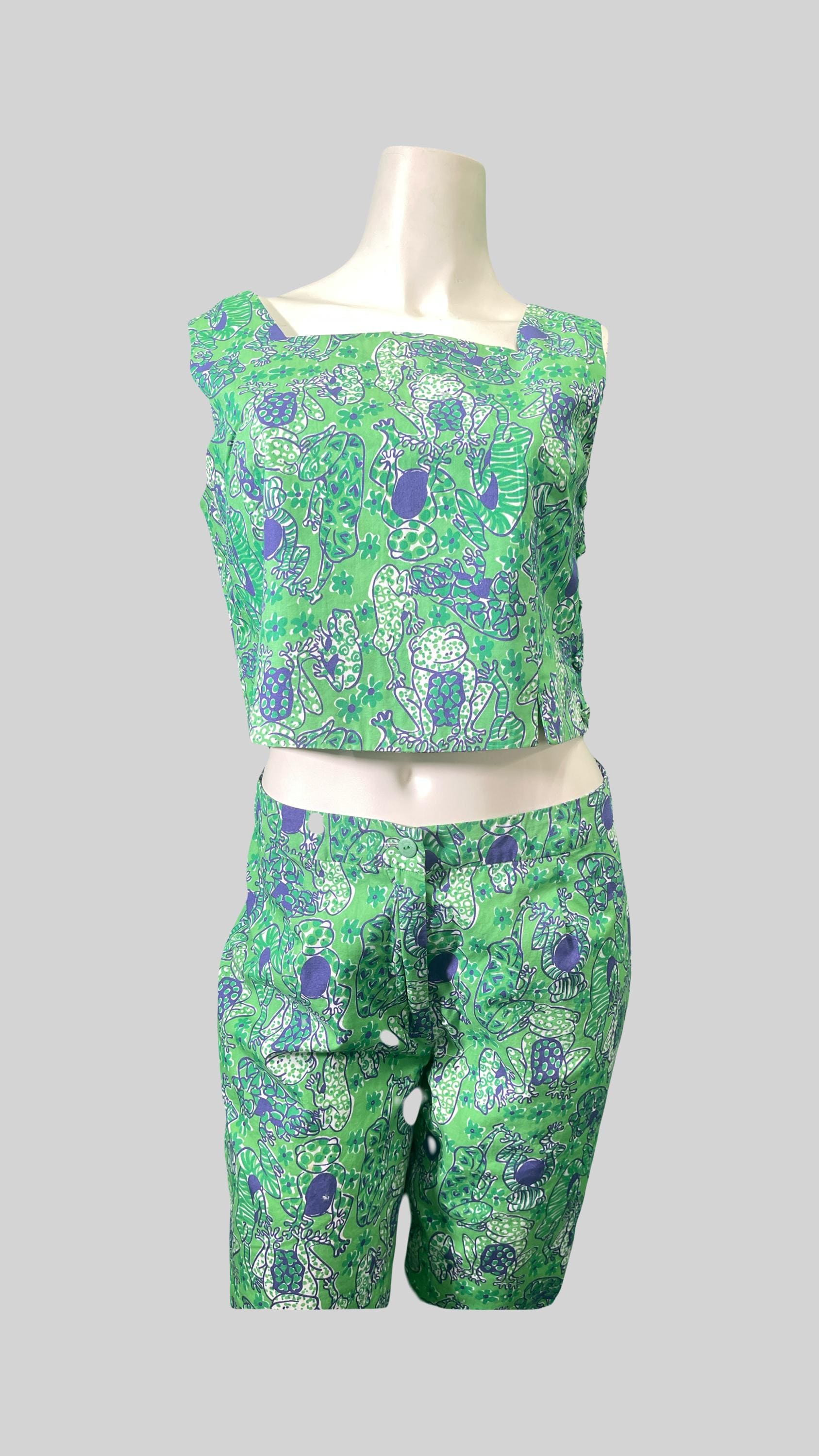 1990 Lilly Pulitzer 2 Piece Top & Pants