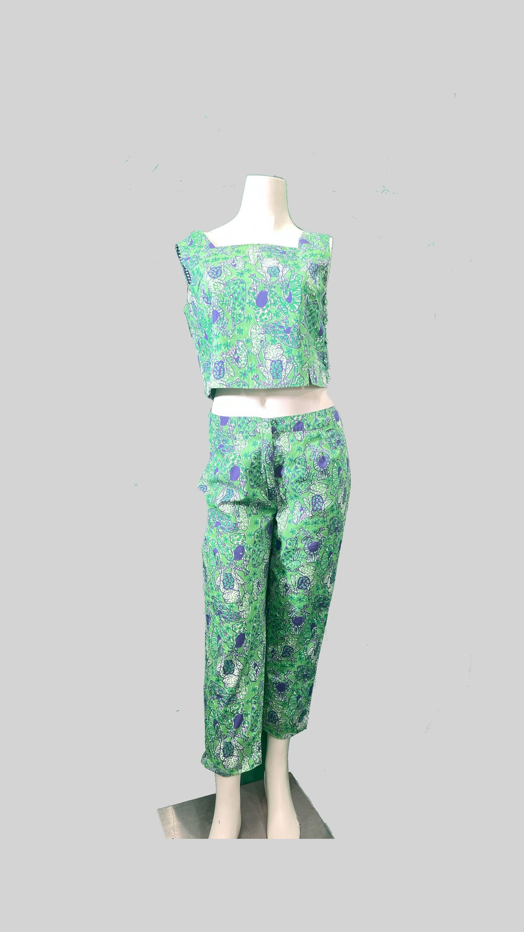 1990 Lilly Pulitzer 2 Piece Top & Pants