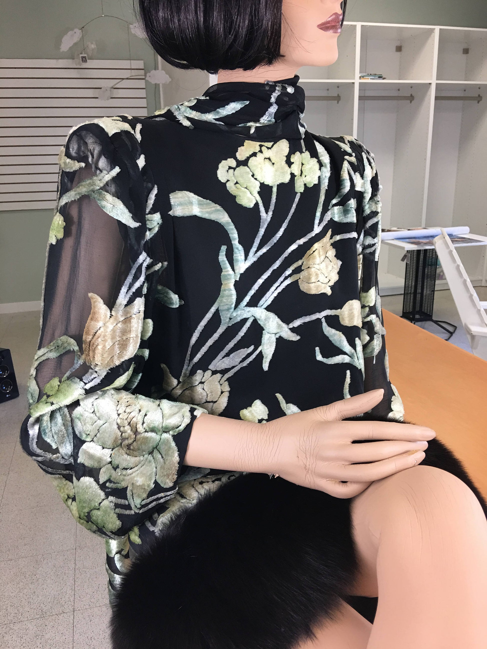 Pauline Trigere 1980's Dress